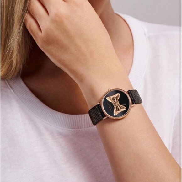 Ted Baker Women’s Phylipa Iconic Watch Black/Rosegold main image 11